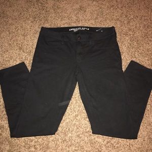 Black American Eagle jeggings